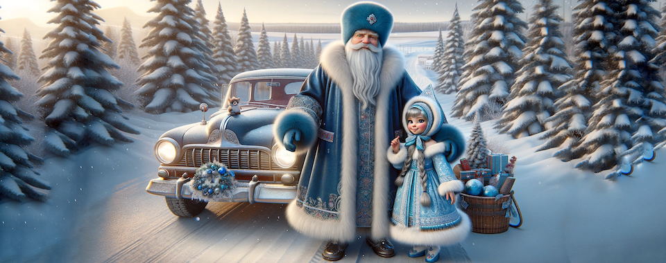 С Новым годом!  (фото by Chat GPT)